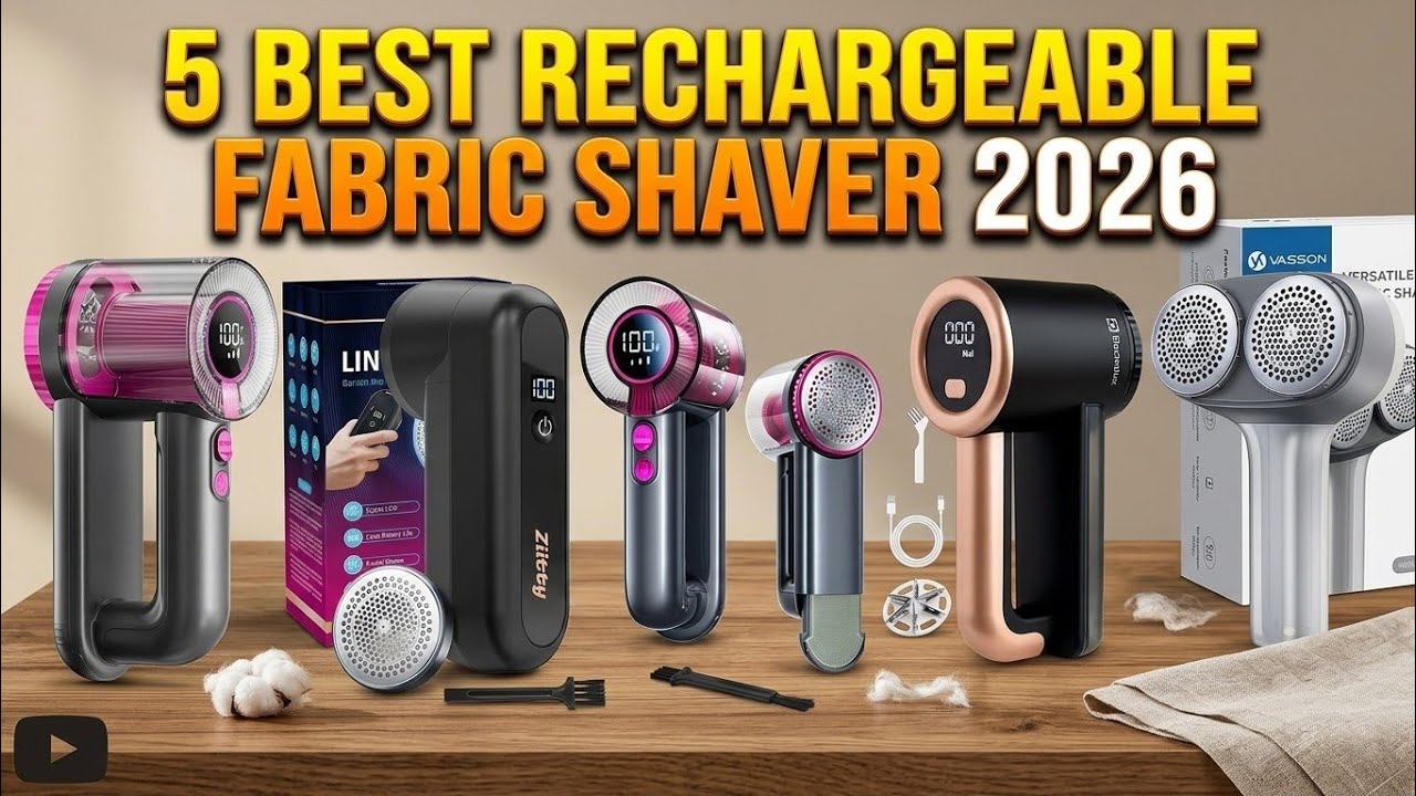 ✅Best Rechargeable Fabric Shaver 2026: Top 5 Lint Removers Reviewed!