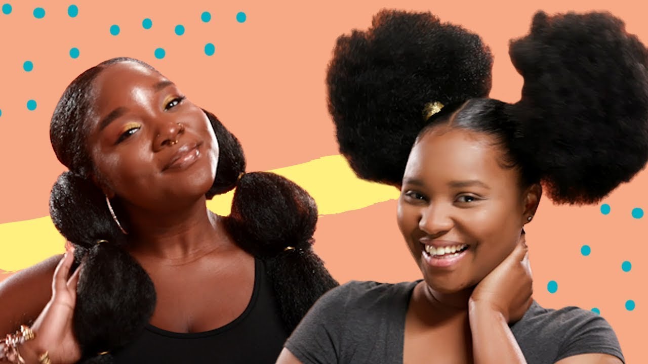 2 CUTE PUFFY HAIRSTYLE TUTORIALS FOR NATURAL HAIR