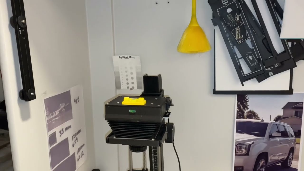 Intrepid enlarger ￼mounted on a omega column!