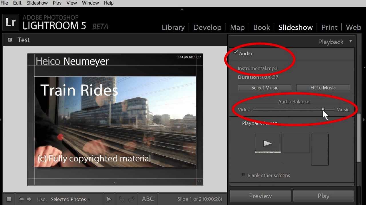 Lightroom 4 & 5: Use Video Files with Lightroom 4 & 5 - Trim, Adjust, Export, Show off