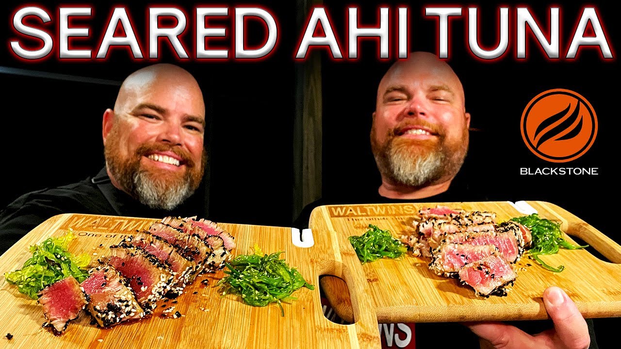 MAKE THIS! THE BEST SEARED AHI TUNA MADE ON THE BLACKSTONE GRIDDLE! EASY RECIPE