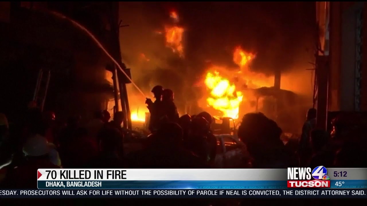 Fire in Bangladesh kills dozens
