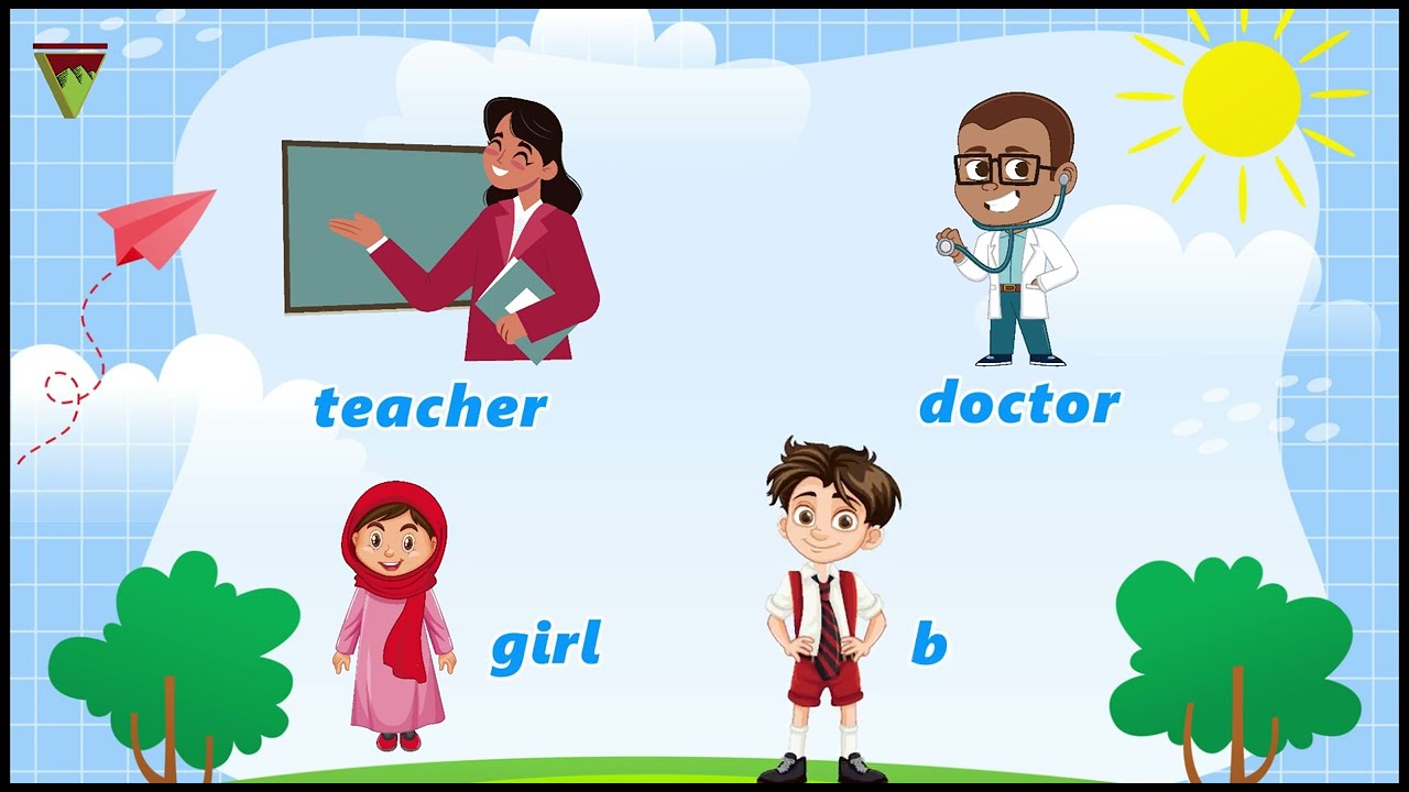 Learn Naming Words | Vocabulary for Kids | Simple Sentences