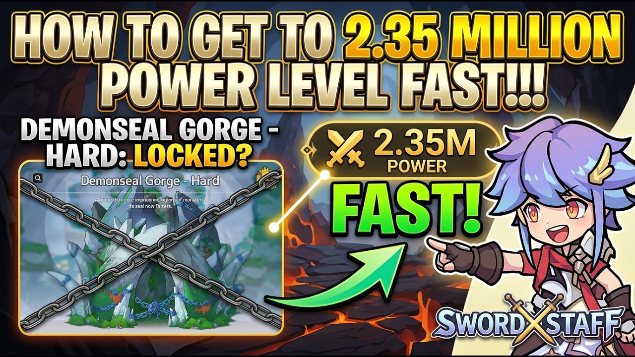 Sword x Staff &mdash; КАК БЫСТРО ДОСТИЧЬ 2,35 МИЛЛИОНА СИЛЫ!!!