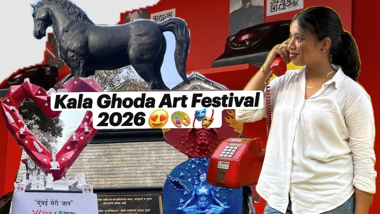 Kala Ghoda Art Festival 2026 🎨✨ | Mumbai’s Most Creative Weekend❤️