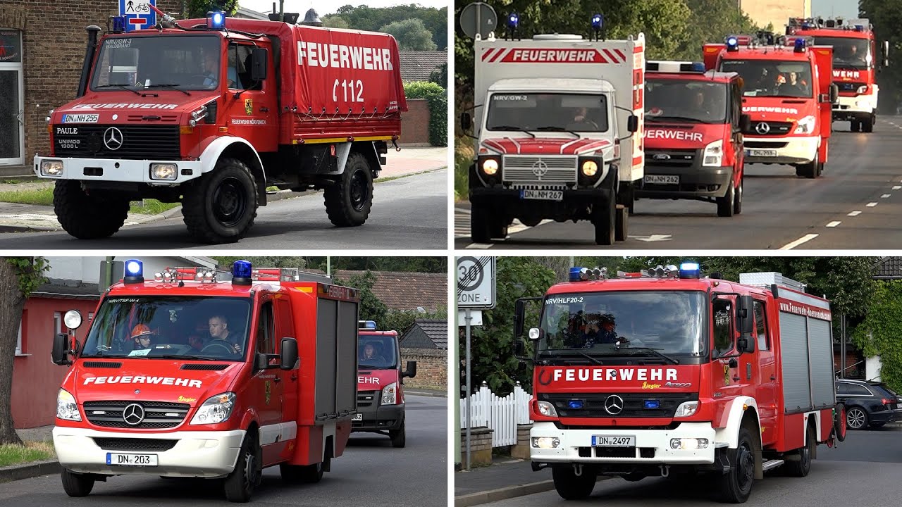 [Ehemalige Bundeswehr Wolf & Unimog] Feuerwehr Nörvenich auf Einsatzfahrt während 24-Stunden-Übung