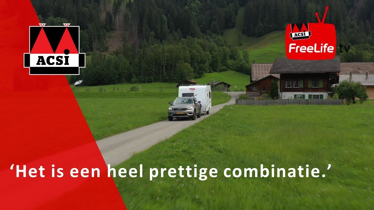 Hoe presteert de auto-caravancombinatie in de Zwitserse bergen? | ACSI FreeLife Testtour 2021 | Bern