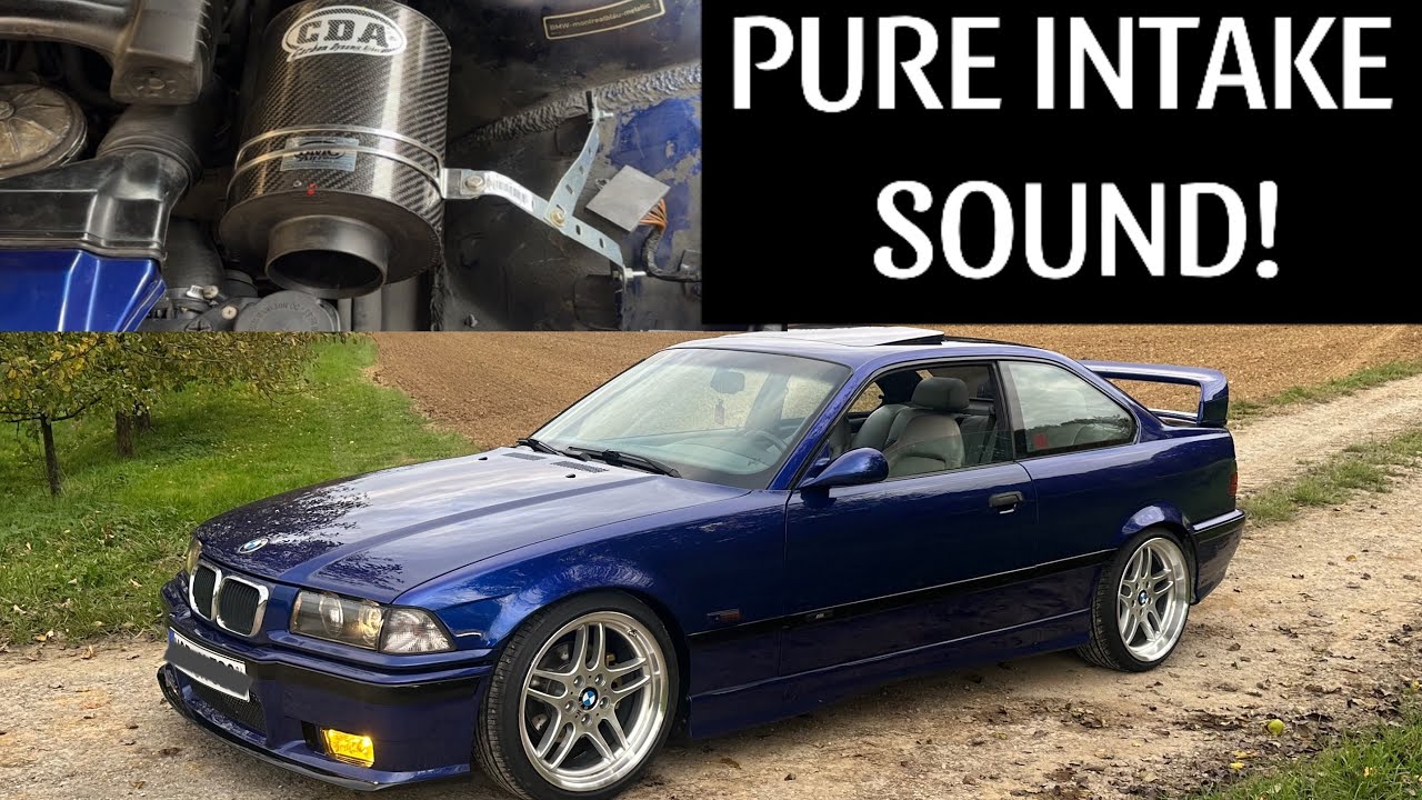 Tuned BMW E36 328i with Carbon Airbox – Raw Intake Sounds & Flybys