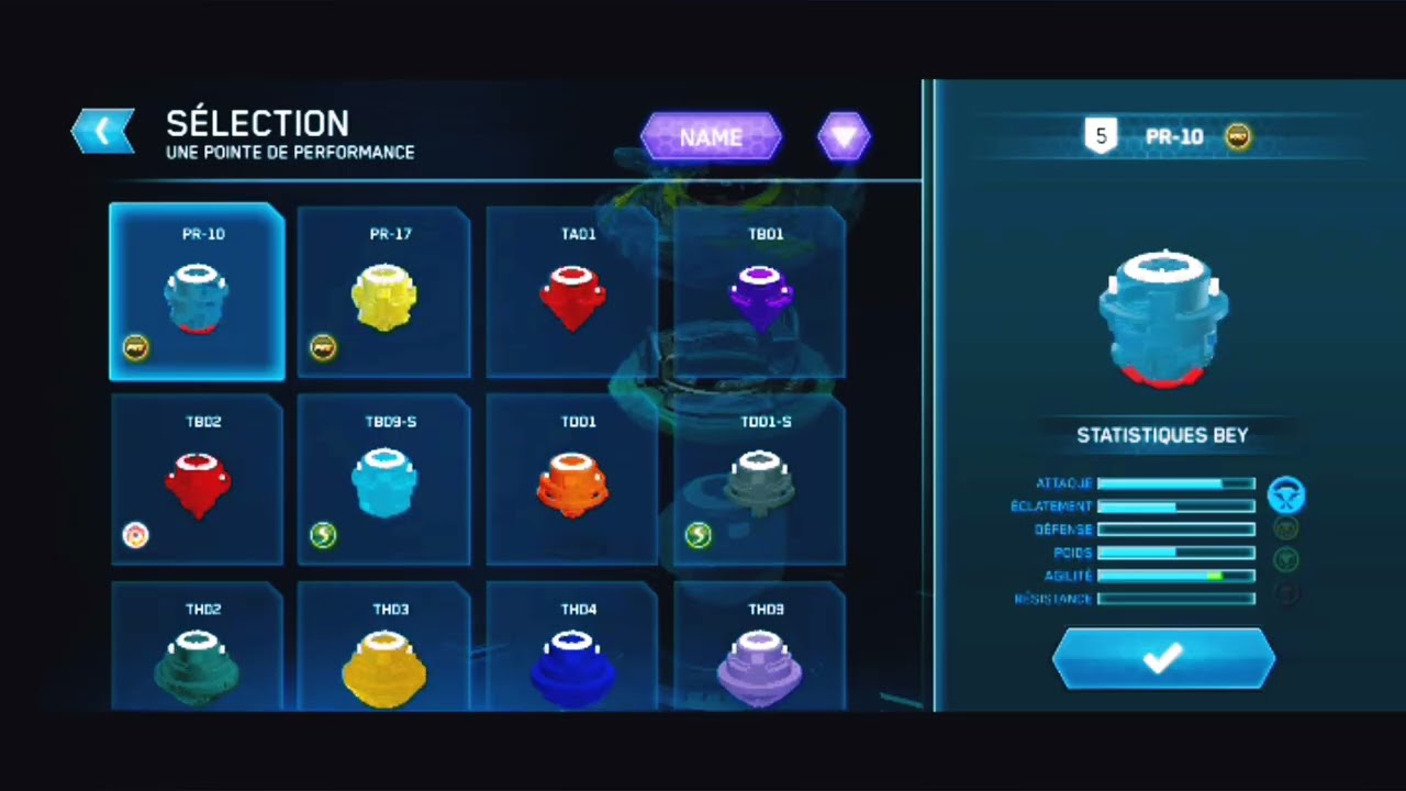 Jeu d'application Beyblade burst Vatlryek contre Xcalius 