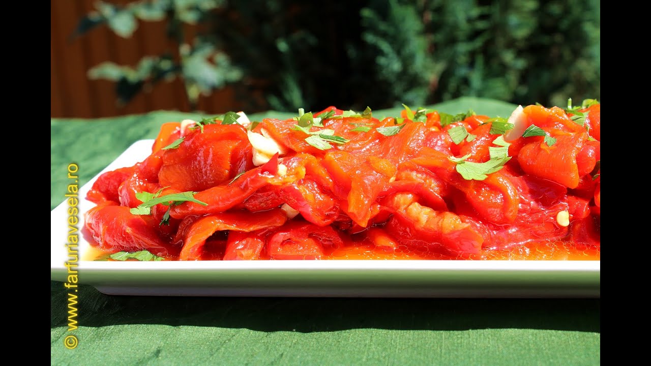 Salata de ardei copti | Farfuria vesela