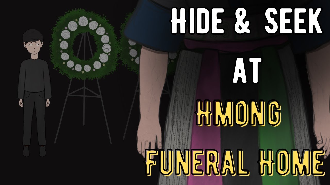 Hmong Horror Animation: Hide & Seek at Funeral Home (English Subtitles)