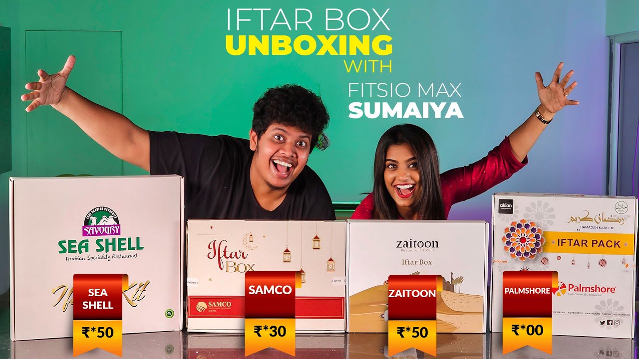 IFTAR BOX Comparison | Zaitoon, SeaShell, Samco, Palmshore - Irfan's View