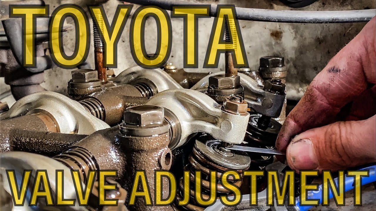 VALVE ADJUSTMENT TOYOTA 22RE