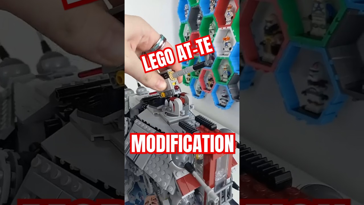 GIANT LEGO Star Wars AT-TE Modification