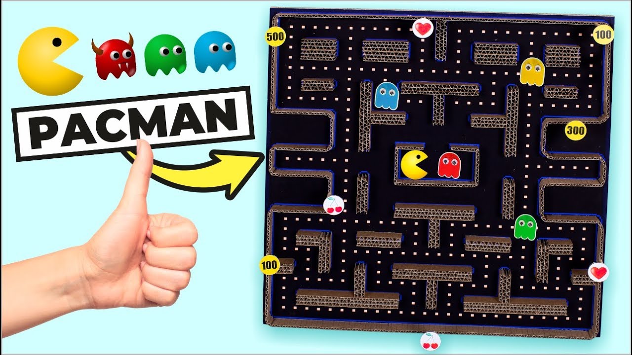Como fazer um incrível PAC-MAN 2 com papelão