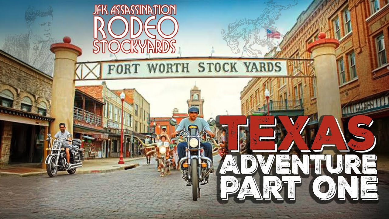 Exploring Texas w/ Gray Beard Biker | JKF Assassination  Dealey Plaza, Fort Worth Stockyards, Rodeo