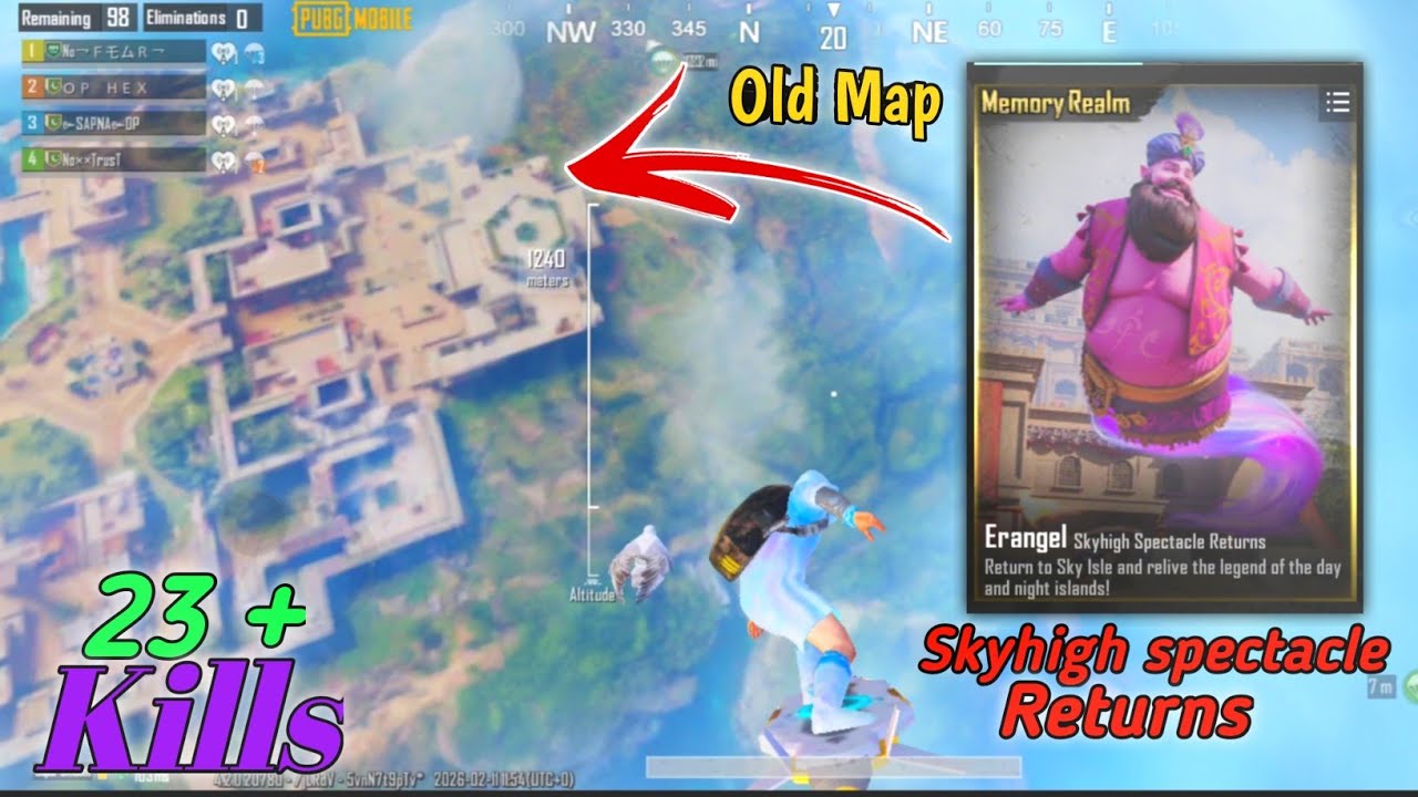 Let's try old map | Skyhigh Spectacle Returns | Pubg Mobile