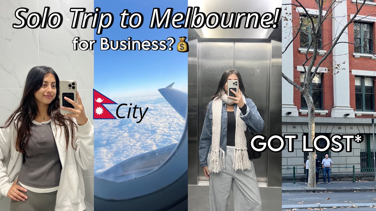 Travelling ALONE* to Melbourne ✈️ (3 Days Airbnb, City Life, Business & Fun)