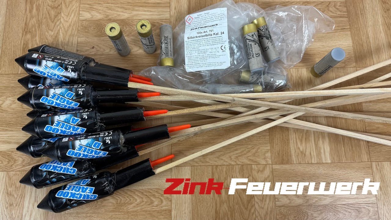 Zink Kreiselblitz 751 Rockets | Selfmade Rockets | Zink Titan Salut Raketen