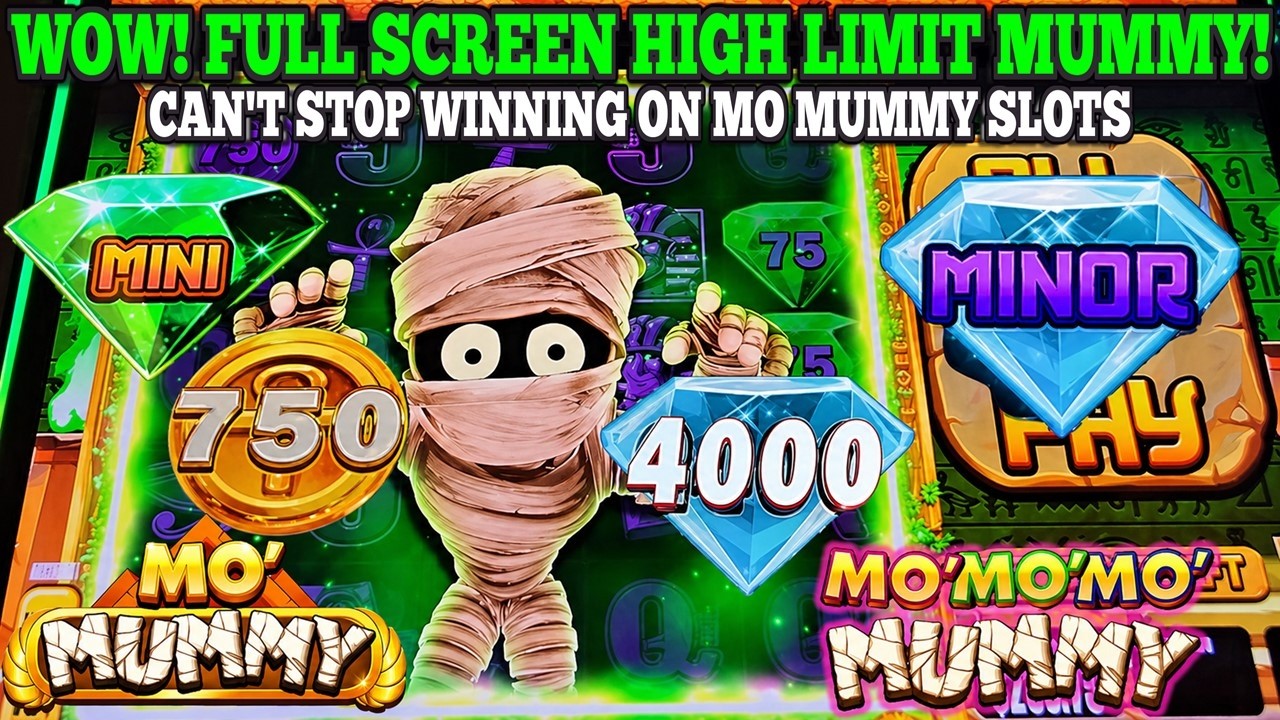 КРУПНЫЙ ВЫИГРЫШ! ПОЛНЫЙ ЭКРАН НА СЛОТЕ MO MUMMY | ВЫИГРЫШ НА СЛОТЕ MO MO MO MUMMY | Слоты Лас-Вегаса