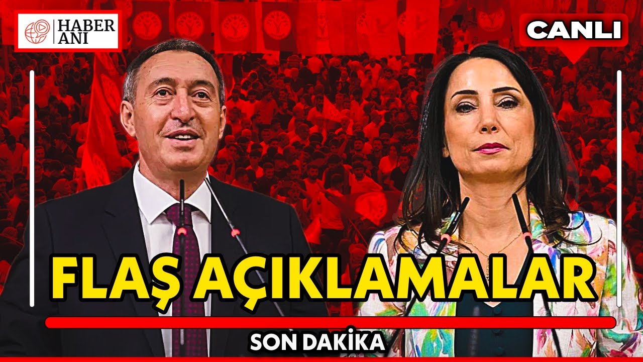 #CANLI | DEM Parti Eş Başkanı Tuncer Bakırhan ve Tülay Hatimoğulları açıklamalarda bulunuyor