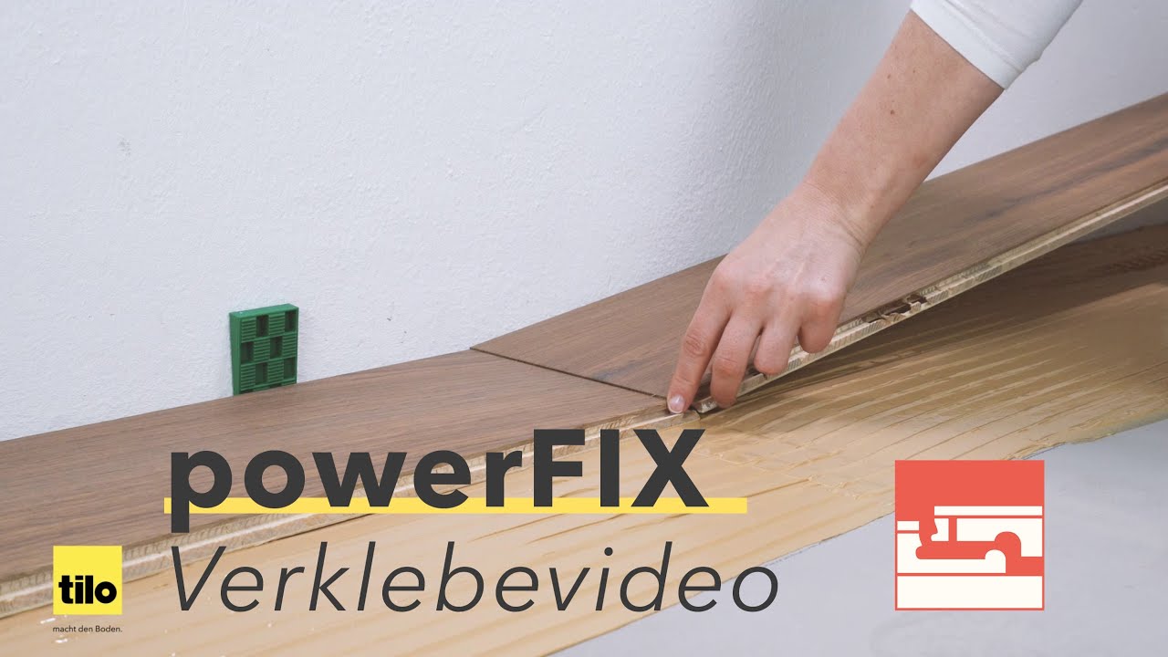 tilo Verklebevideo powerFIX - Wie verklebe ich einen Parkett Boden?