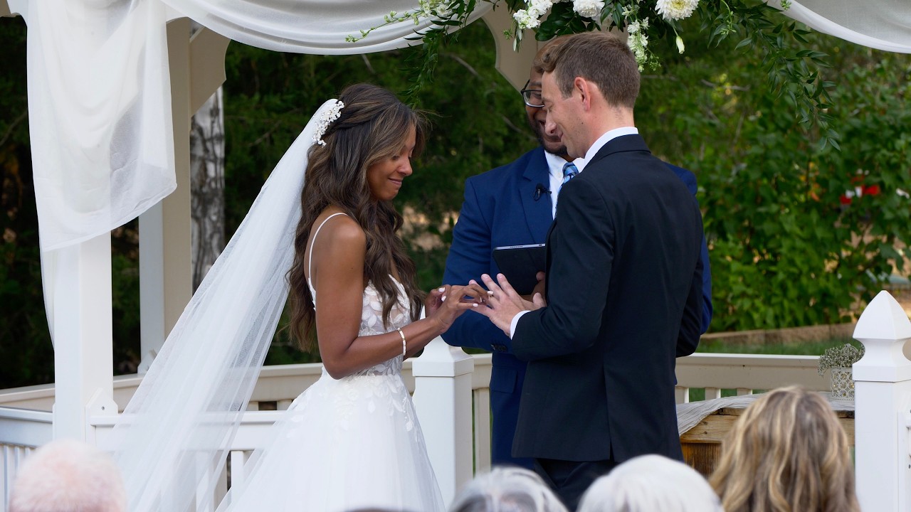 Carmelle & Ben's Ceremony at Ellis Ranch in Loveland, Colorado