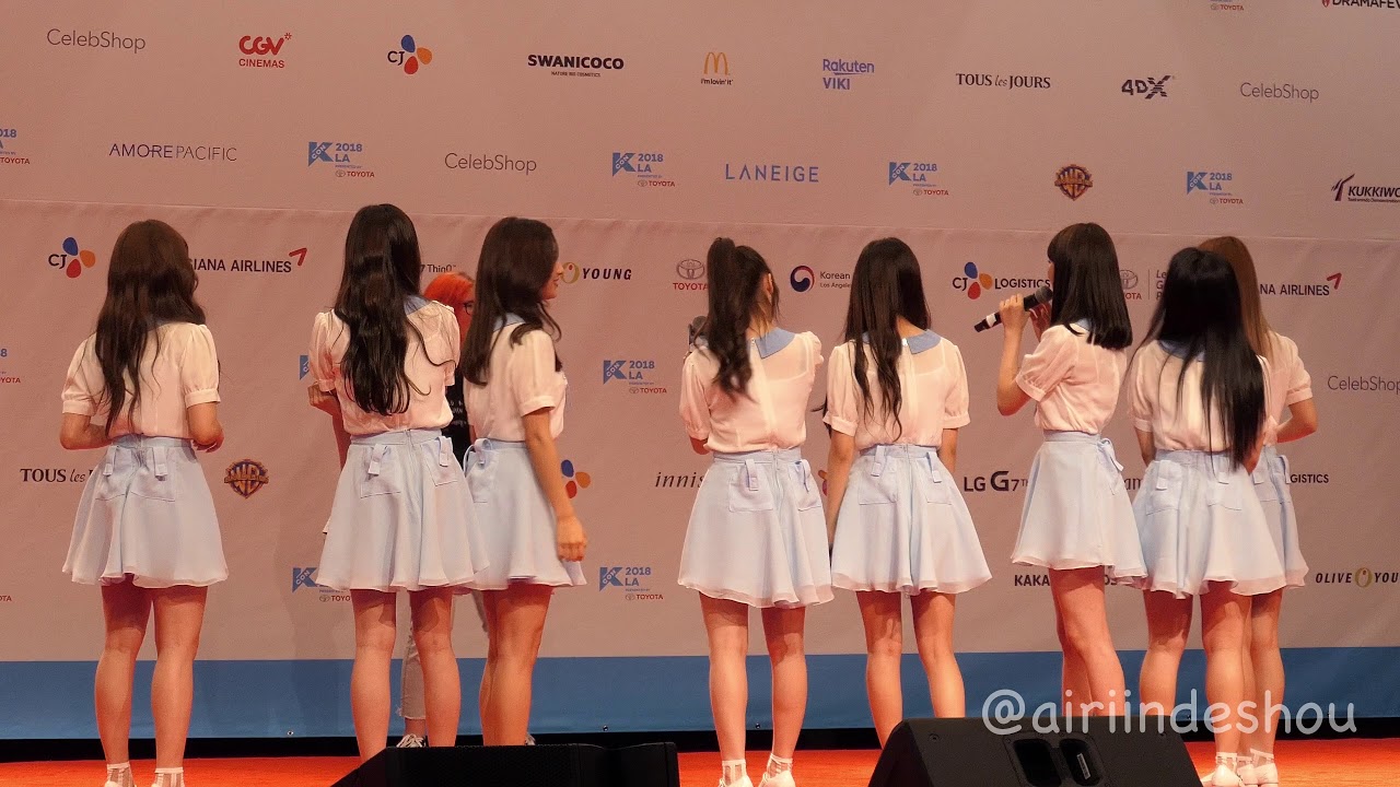 [4K] 180812 fromis_9 Charades Game KCON LA fancam 직캠