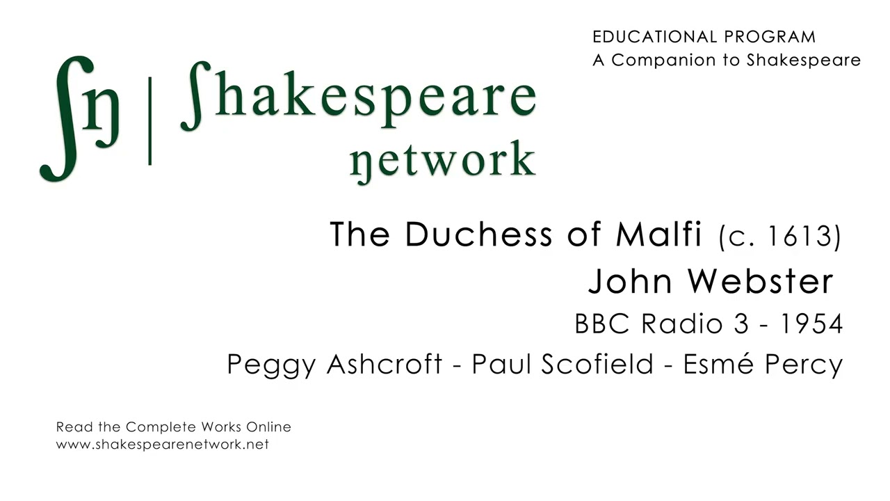 The Duchess of Malfi - Peggy Ashcroft  - Paul Scofield - Webster - 1954 Subs - Restored - 2025 - 4K