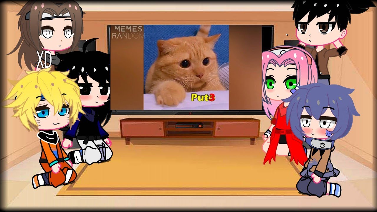 Naruto  y sus amigos reaccionan a Memes Random(1/3)
