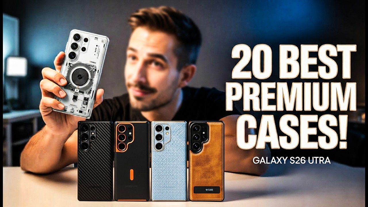 Топ-10 лучших премиальных чехлов для Galaxy S26 Ultra! Spigen против Pitaka.