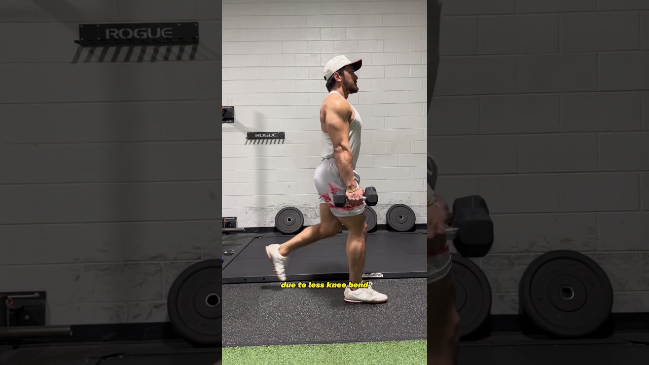 LUNGES FOR GLUTES OR QUADS