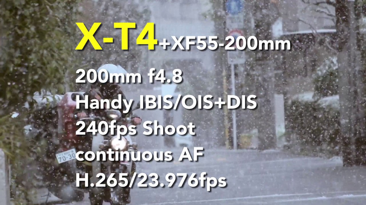 FUJIFILM X-T4 TEST 240fps