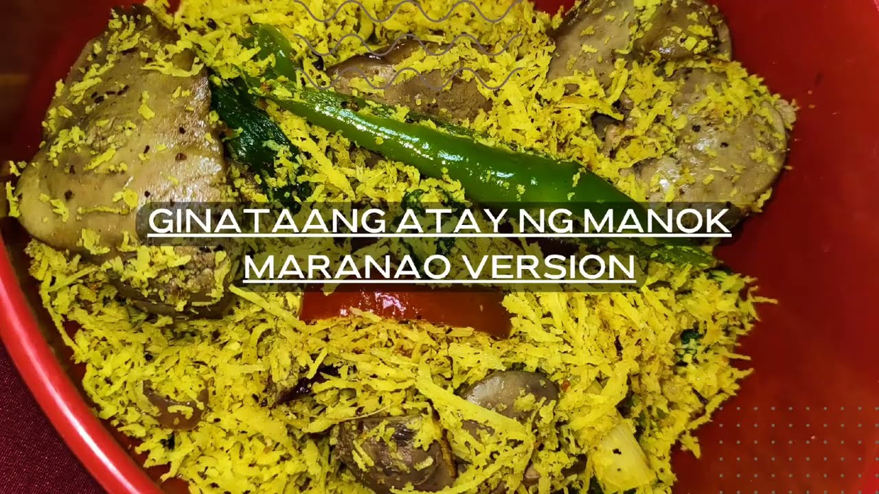 Atay ng Manok Lutong Muslim / Native Cooking