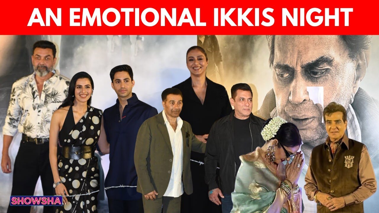 Salman Khan & Sunny Deol Fight Tears At &lsquo;Ikkis&rsquo; Special Screening As BTown Celebs Honour Dharmendra