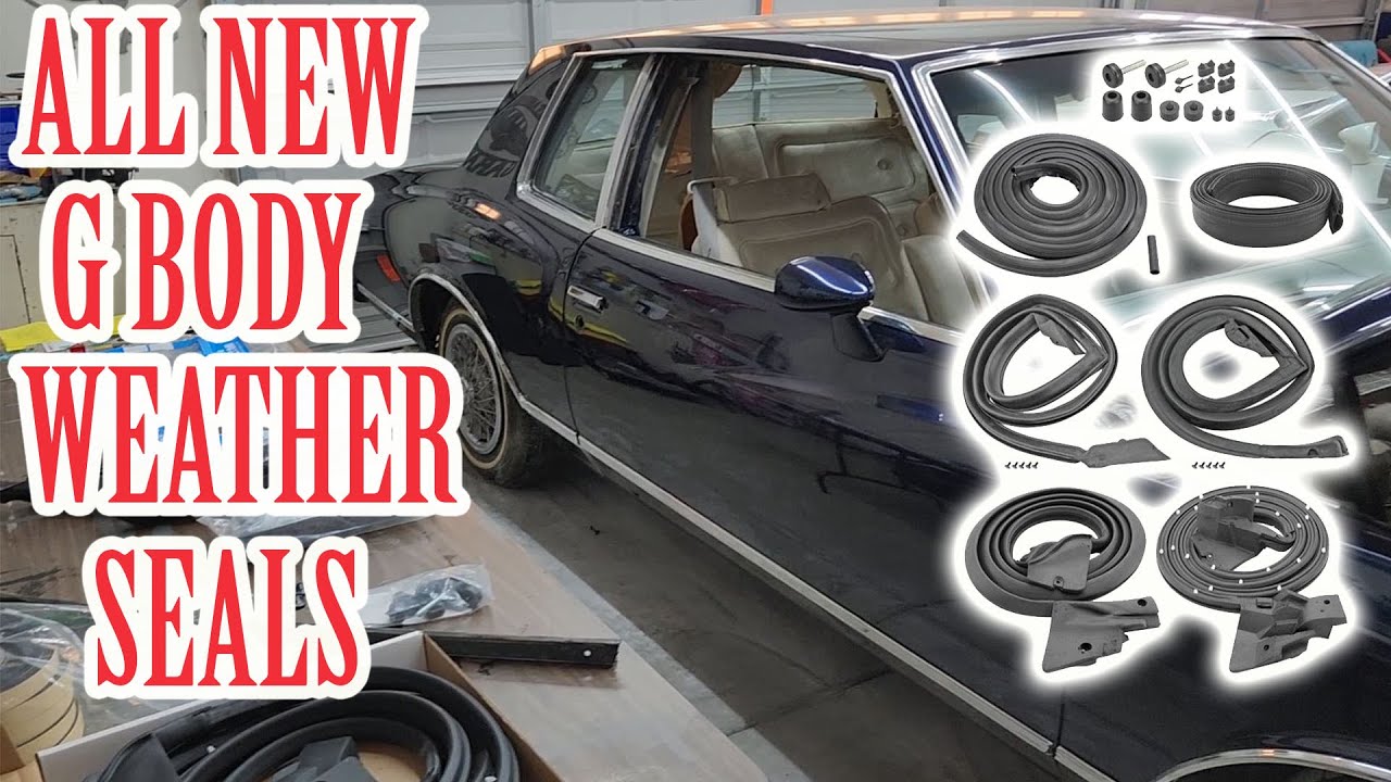 All New Weather Seals | G-Body | '78 Monte Carlo