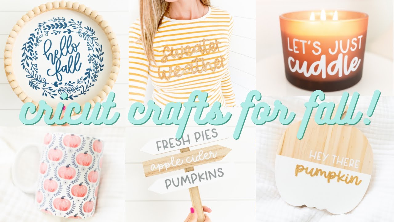 Crafting For Fall!  Fall 2021 Cricut Crafts : Fall Front Door Sign, Mug Press Mug, and Vinyl Crafts!