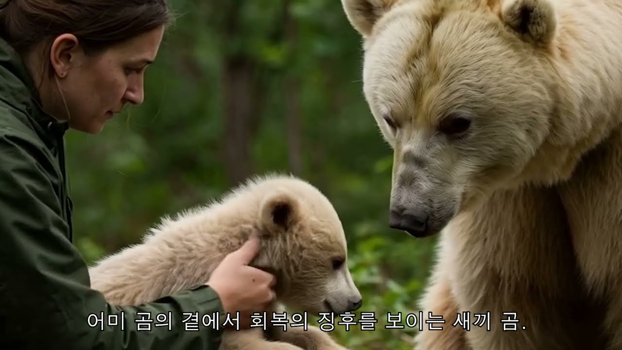Polar bear family rescue story