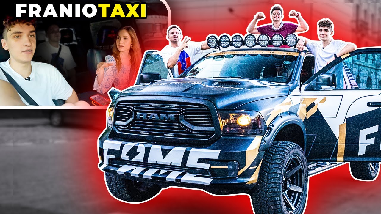 Jak FRANIO PODRYWA DZIEWCZYNY? FAME TAXI