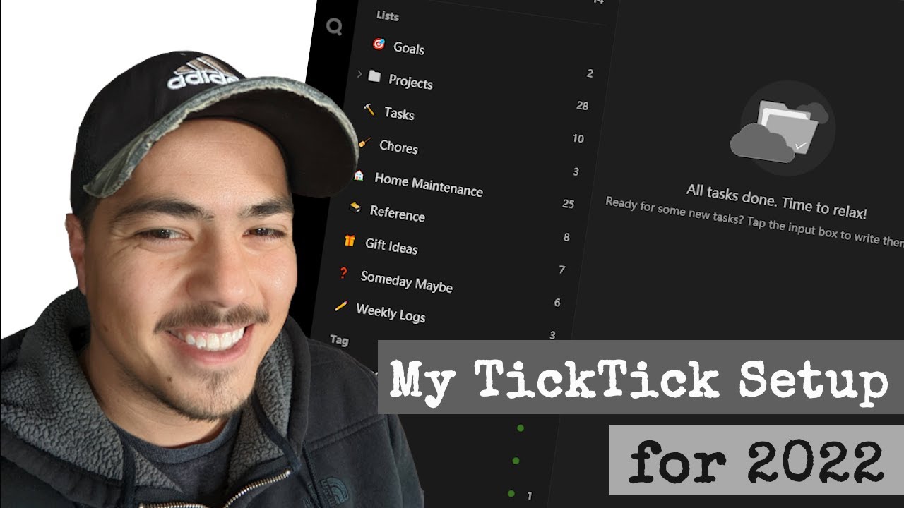 My TickTick Setup for 2022