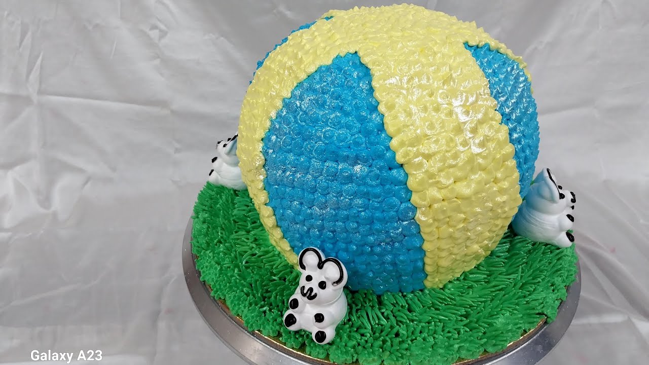 Mikasa volleyball cake decoration/ Happy birthday cake/ video like and subscribe 🙏