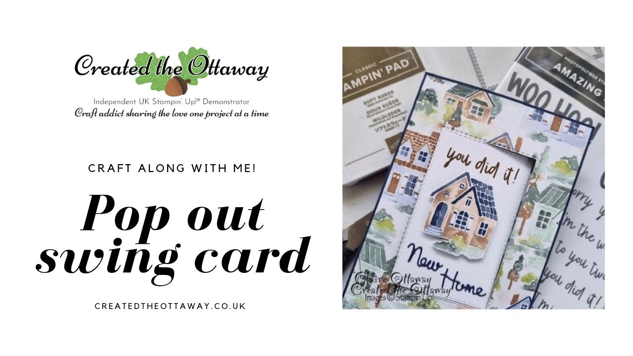 Pop out swing card @createdtheottaway