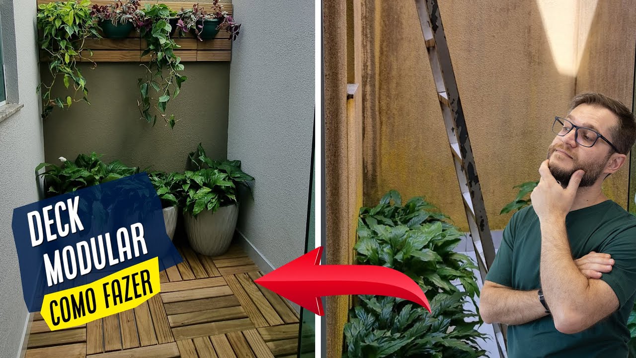 Como instalar deck modular - Reforma total