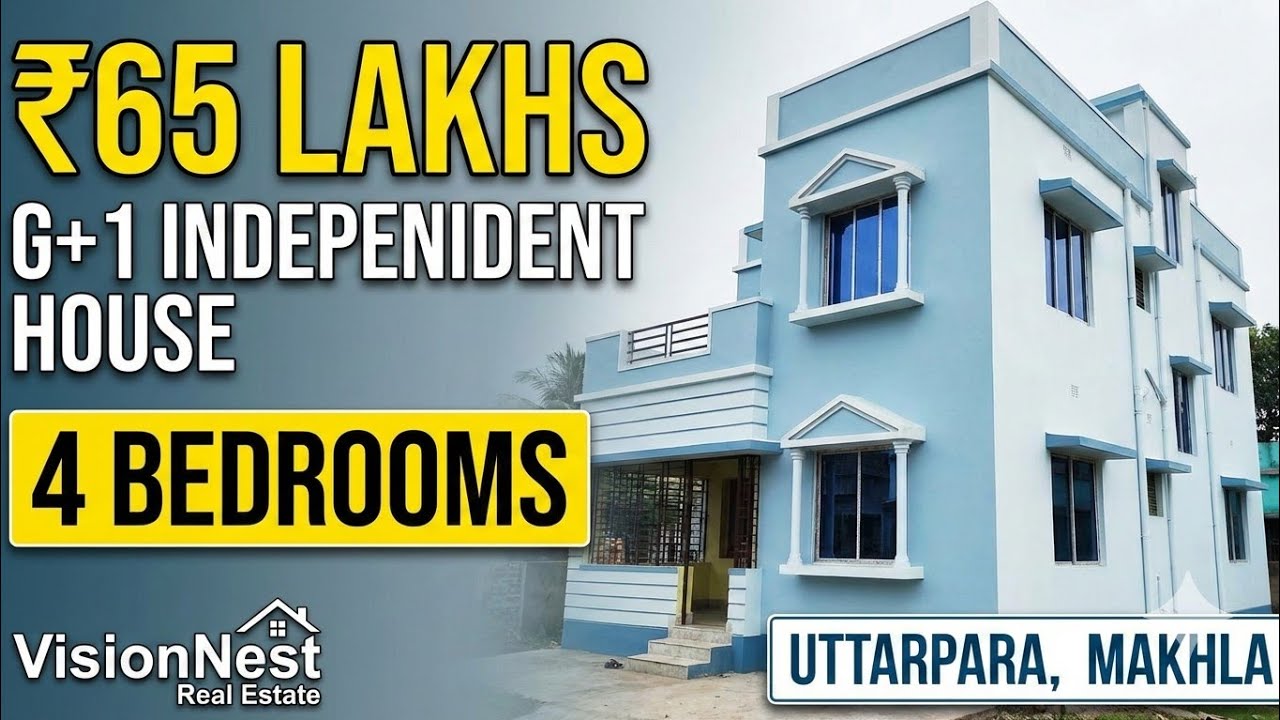 G+1 Independent House for Sale in Saradapally, Uttarpara |4 Bedrooms, 2Kitchens |VisionNest