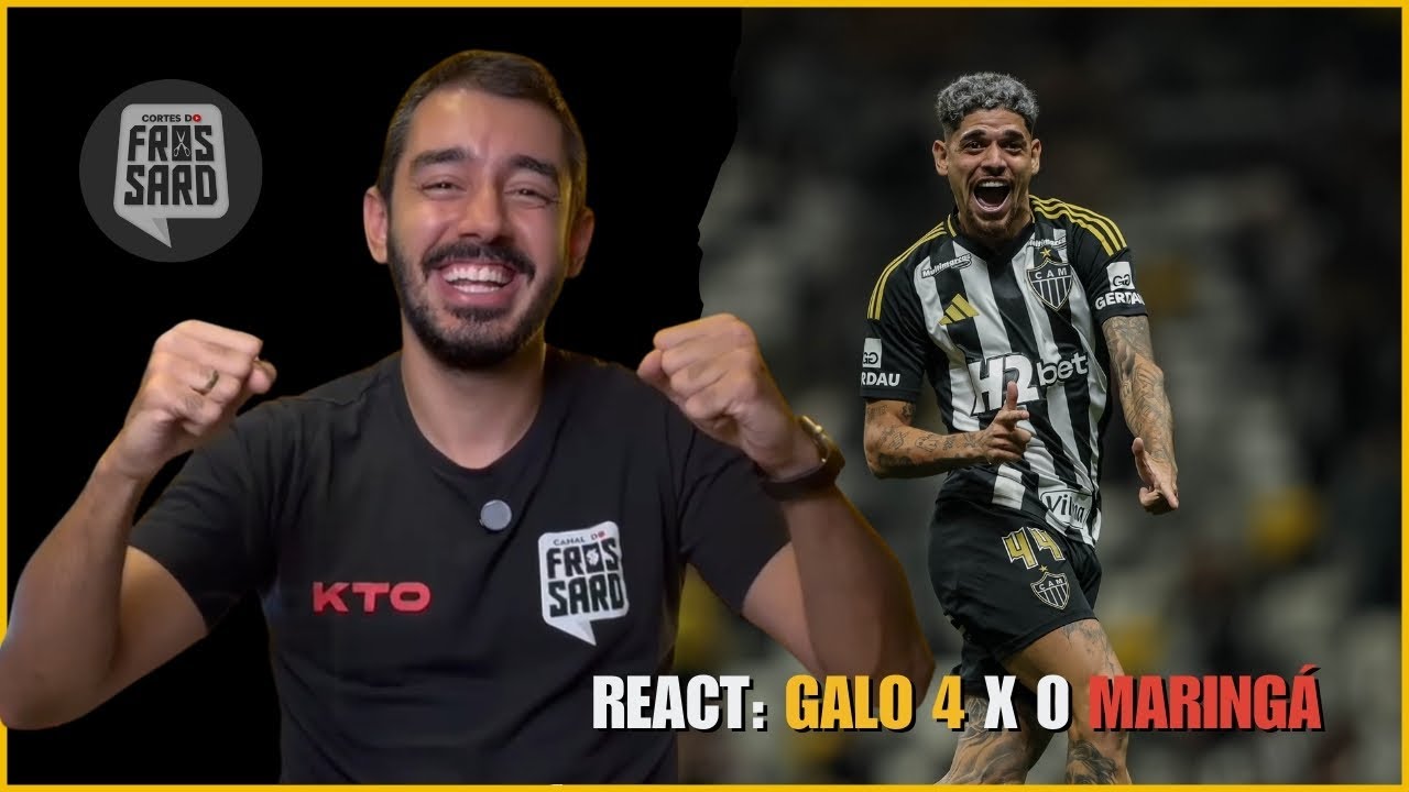 GOLEADA PARA AVANÇAR PARA AS OITAVAS | GALO 4 X 0 MARINGÁ | REACT COPA DO BRASIL | PORTÃO 13