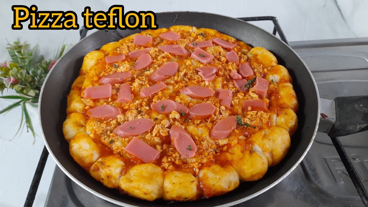RESEP PIZZA TEFLON MUDAH,SIMPEL TANPA RIBET [[ ANTI GAGAL