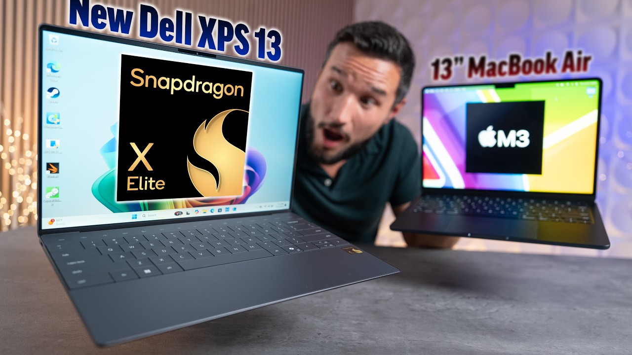 XPS 13 с X ELITE против M3 MacBook Air — СУПЕР ВПЕЧАТЛЯЕТ!