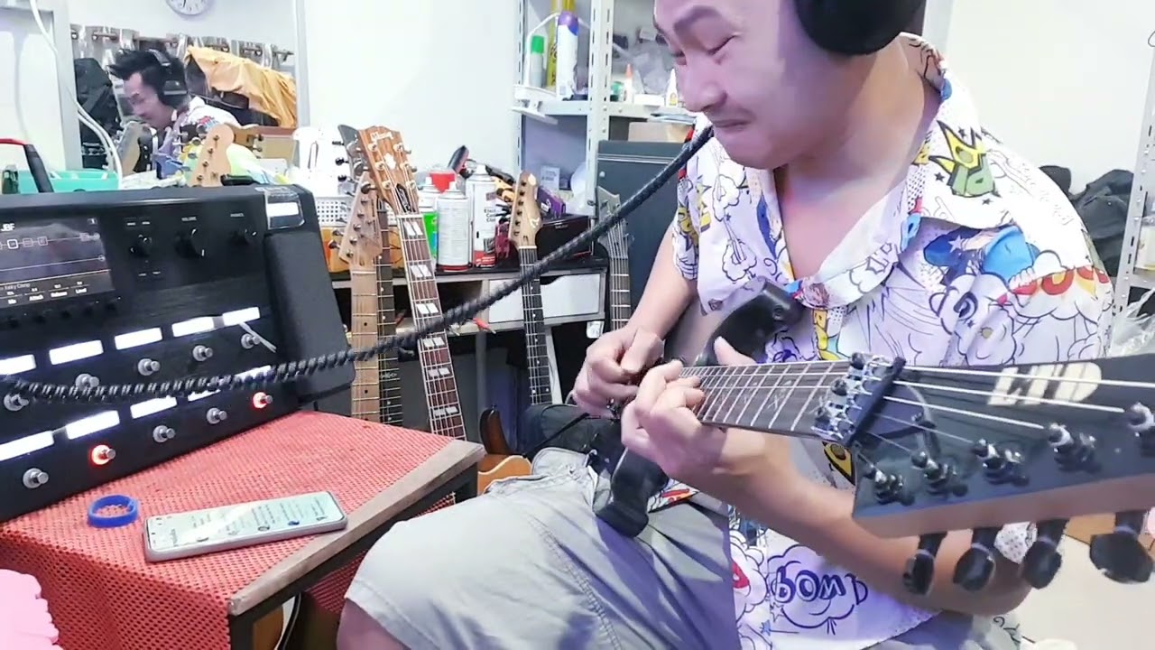 กีตาร์ LTD KH-202 Kirk Hammett Signature & HELIX FLOOR รีวิวเสียง BY JUMBOH GUITAR FIRE
