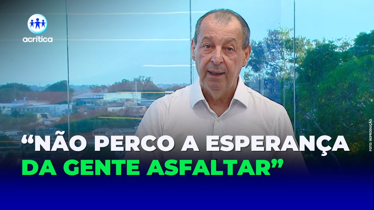 BR-319: SENADOR OMAR AZIZ COMENTA SOBRE AVAN&Ccedil;O DAS OBRAS