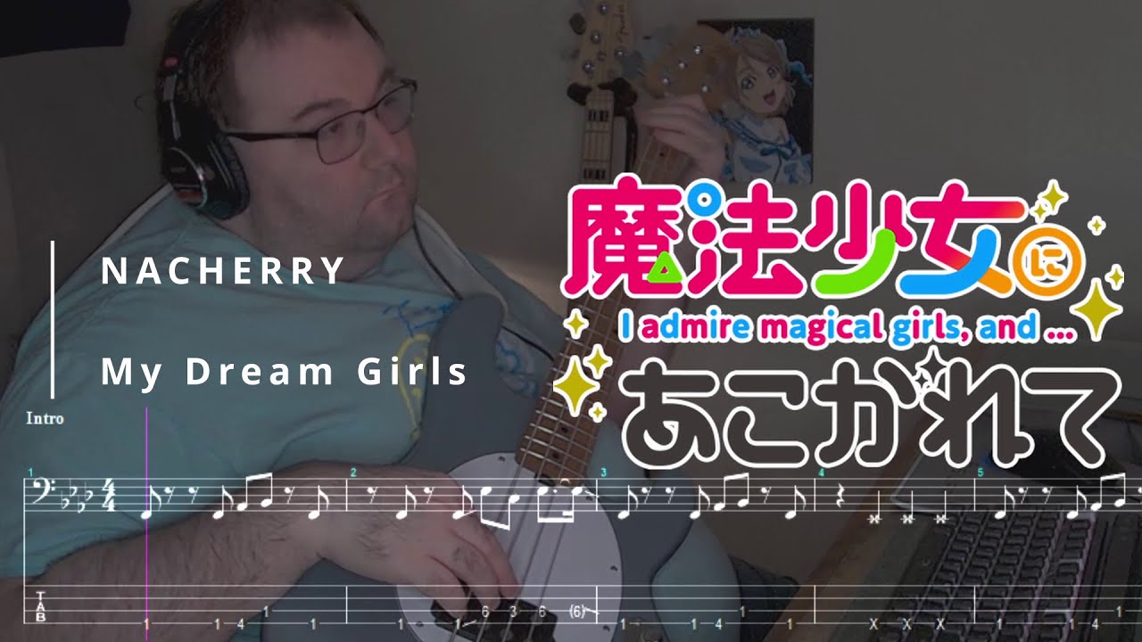NACHERRY - My Dream Girls | Bass Cover & Play-Along TAB